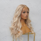 MIAMI Blonde Human Hair Lace Front Wig - Milk & Honey Wigs