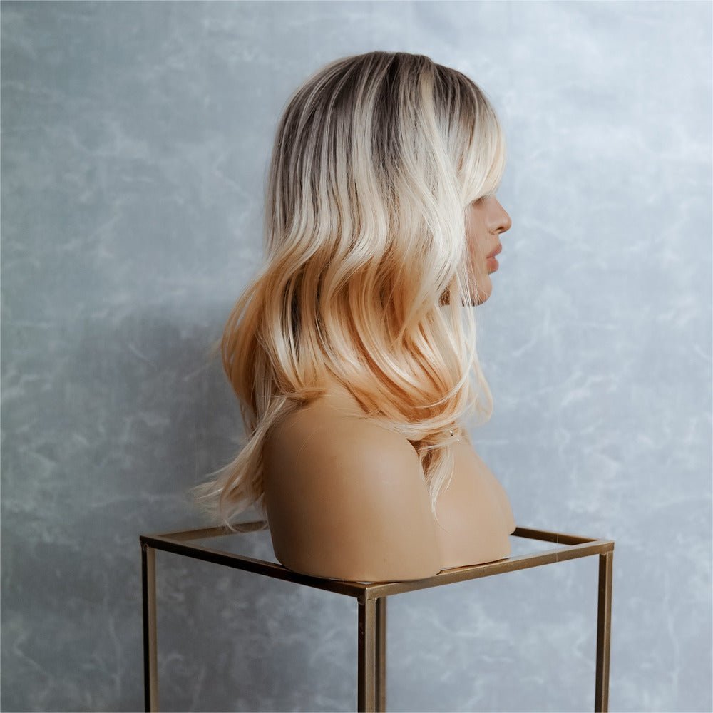 MIKA Blonde Ombre Fringe Wig - Milk & Honey Wigs