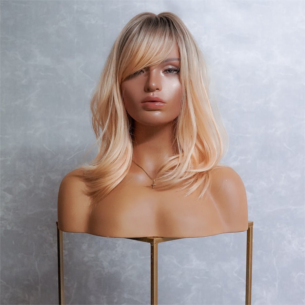 MIKA Blonde Ombre Fringe Wig - Milk & Honey Wigs