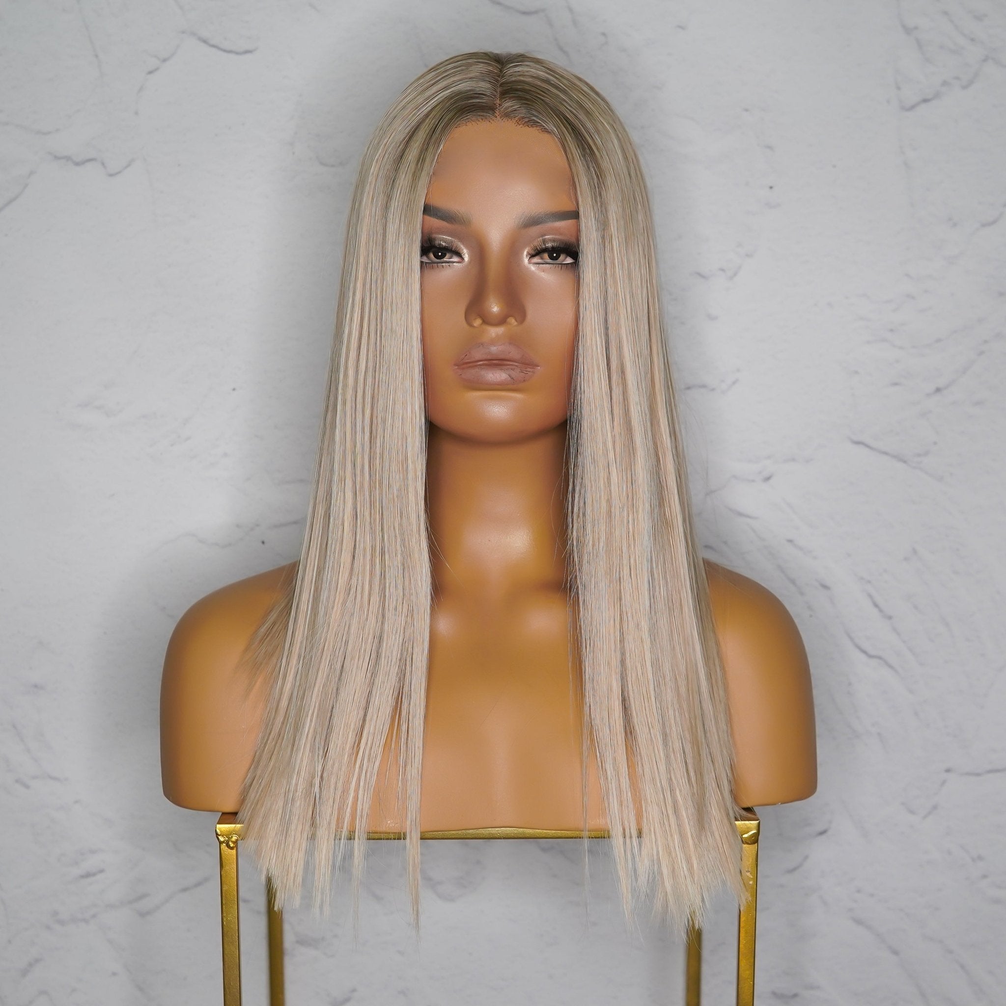 MISHKA Ombre Lace Front Wig - Milk & Honey