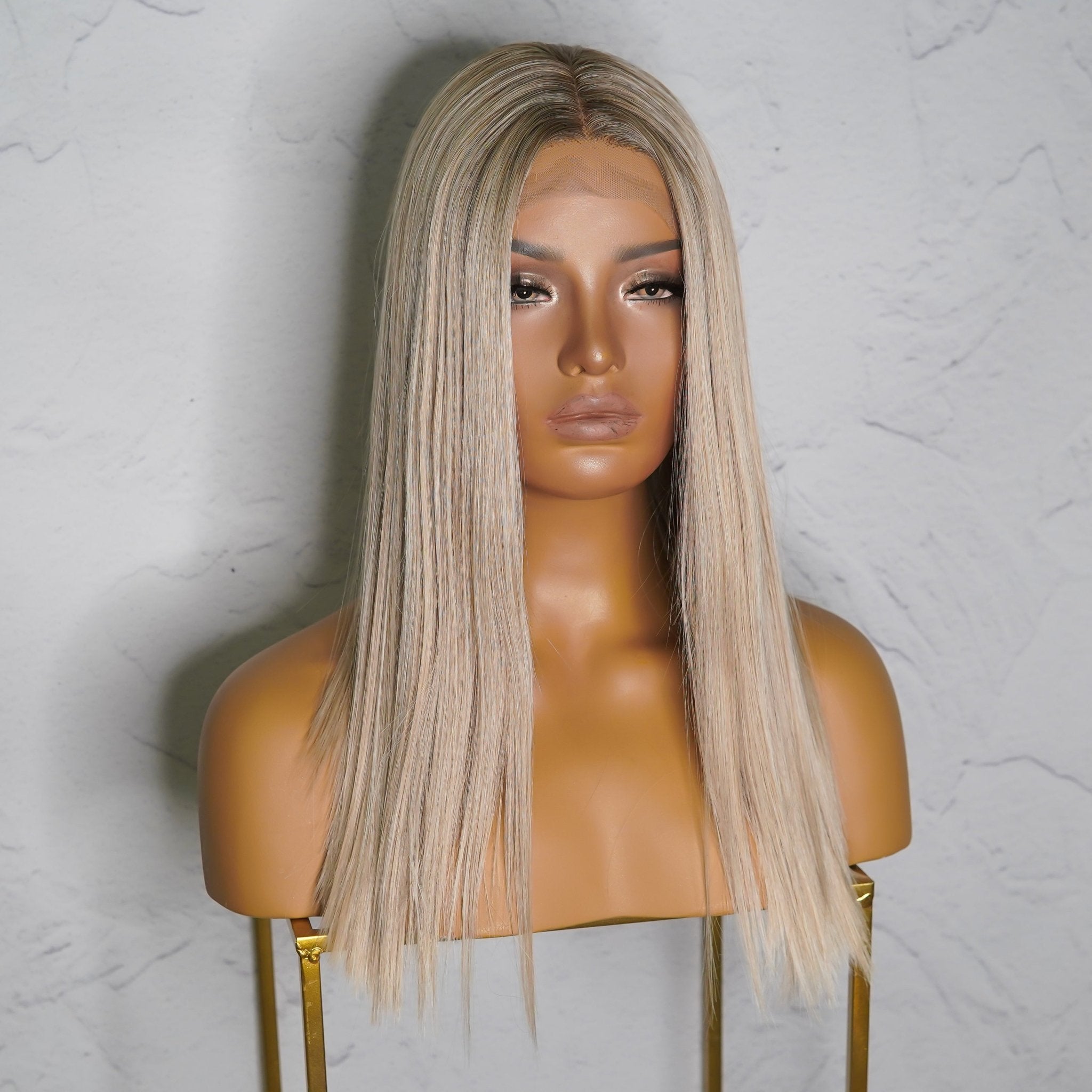 MISHKA Ombre Lace Front Wig - Milk & Honey
