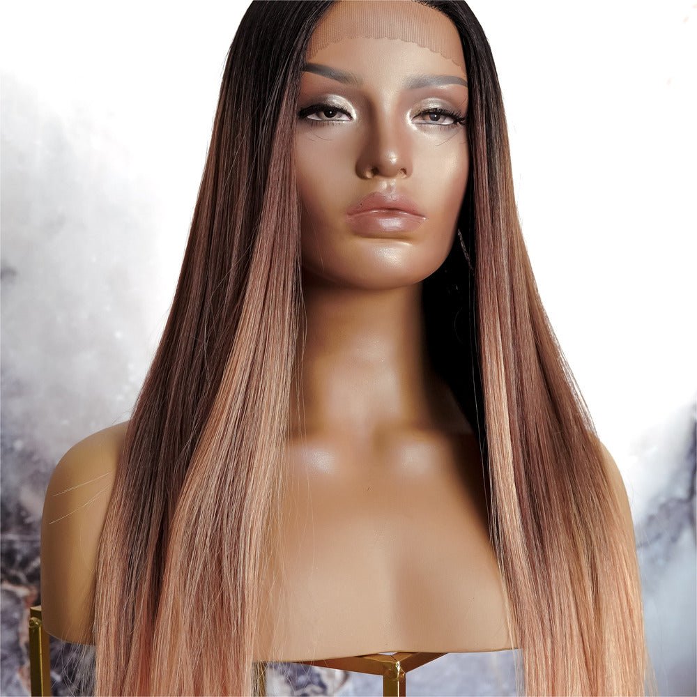 MOLLY Ombre 24" Lace Front Wig - Milk & Honey