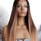 MOLLY Ombre 24" Lace Front Wig - Milk & Honey