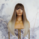 MOROCCO Brown Ombre Fringe Wig - Milk & Honey Wigs