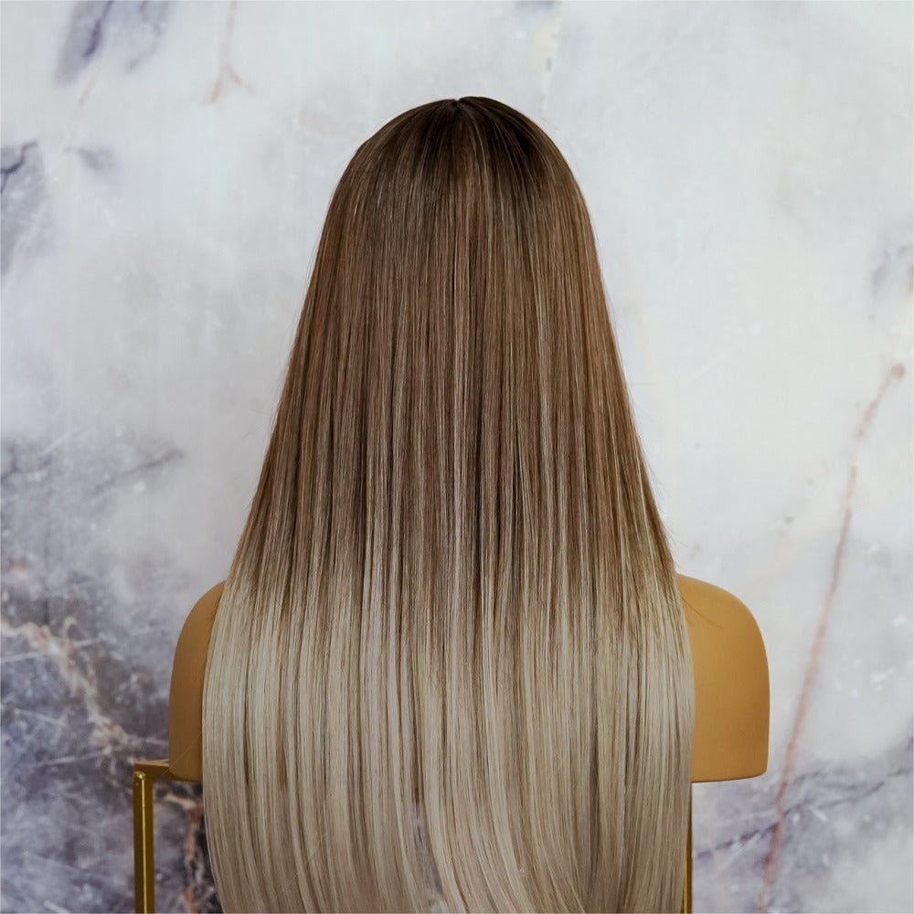 MOROCCO Brown Ombre Fringe Wig - Milk & Honey
