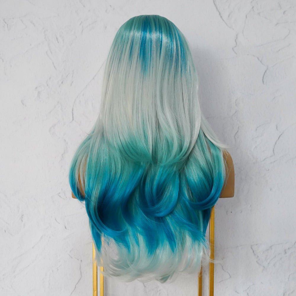 MYKONOS Ombre Blue Lace Front Wig - Milk & Honey Wigs