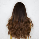 NADIA Dark Chocolate Ombre Lace Front Wig - Milk & Honey Wigs