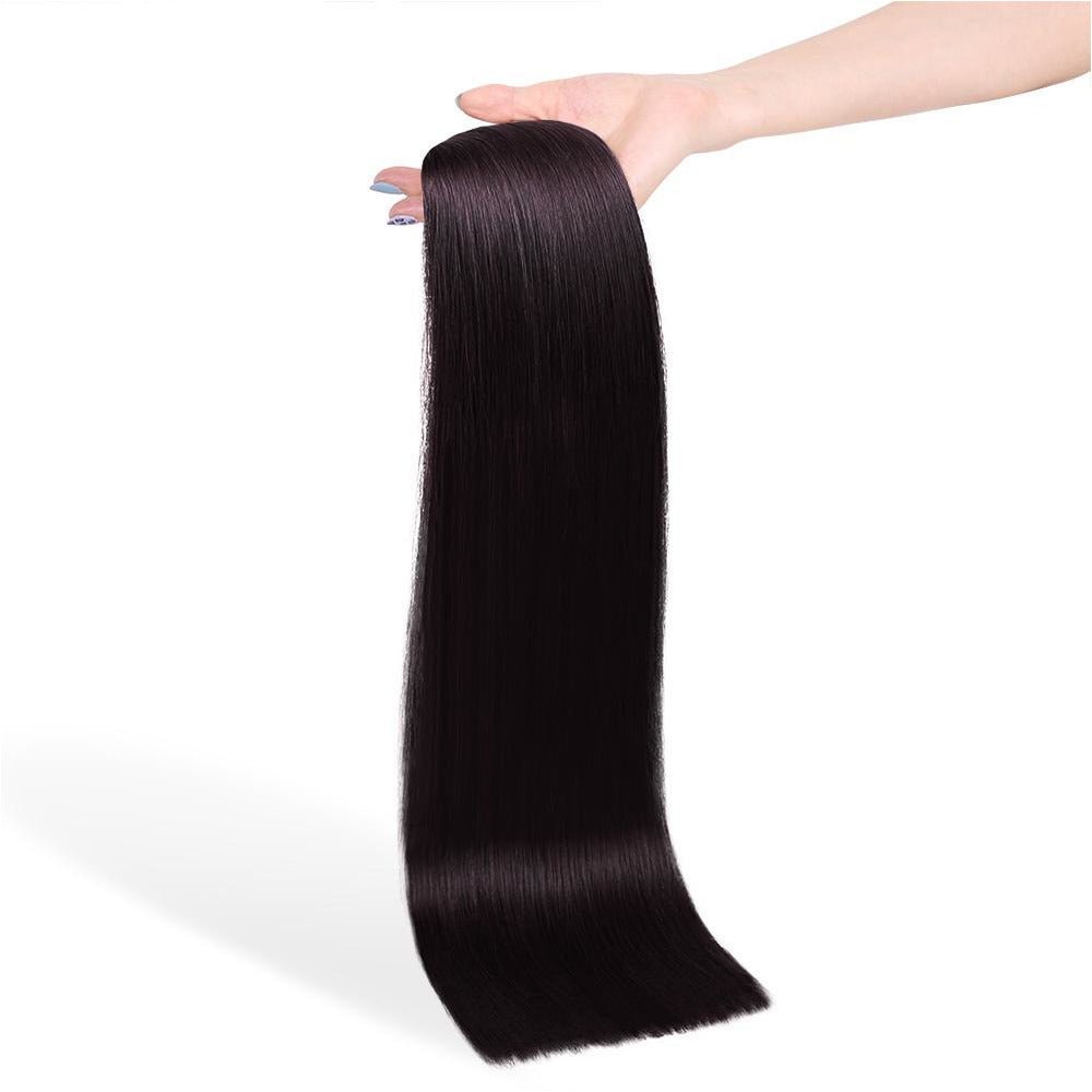NATURAL BLACK (#1B) Human Hair Clip In - Milk & Honey