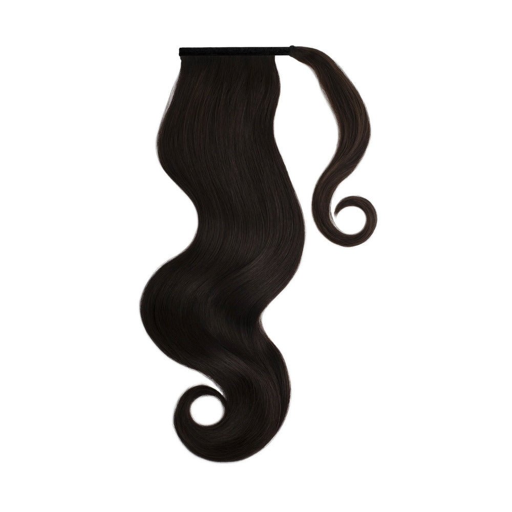 NATURAL BLACK Remy Human Hair Ponytail - Milk & Honey