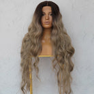 NERA Ombre Ash Blonde 30" Lace Front Wig - Milk & Honey