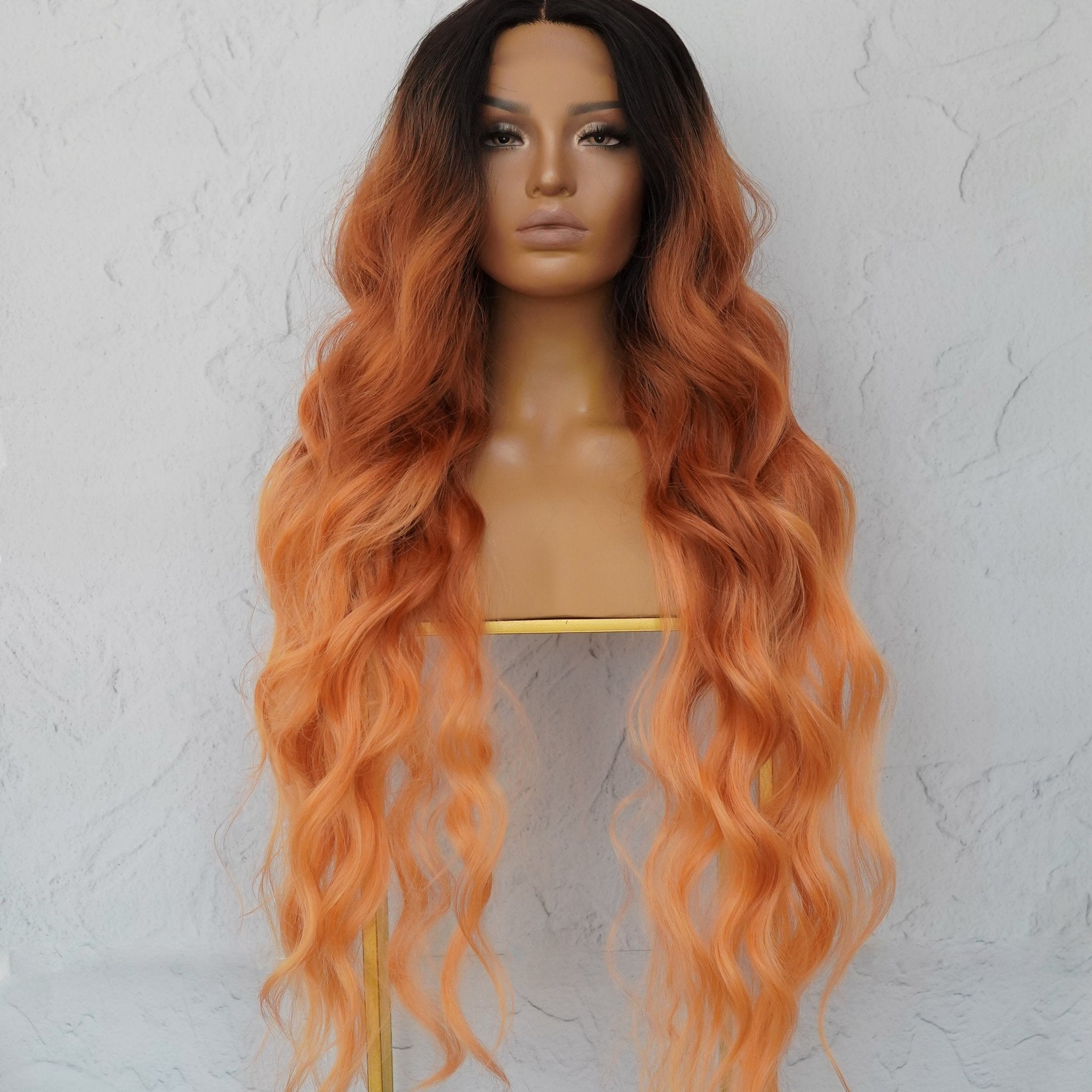 NERA Ombre Flame 30" Lace Front Wig - Milk & Honey