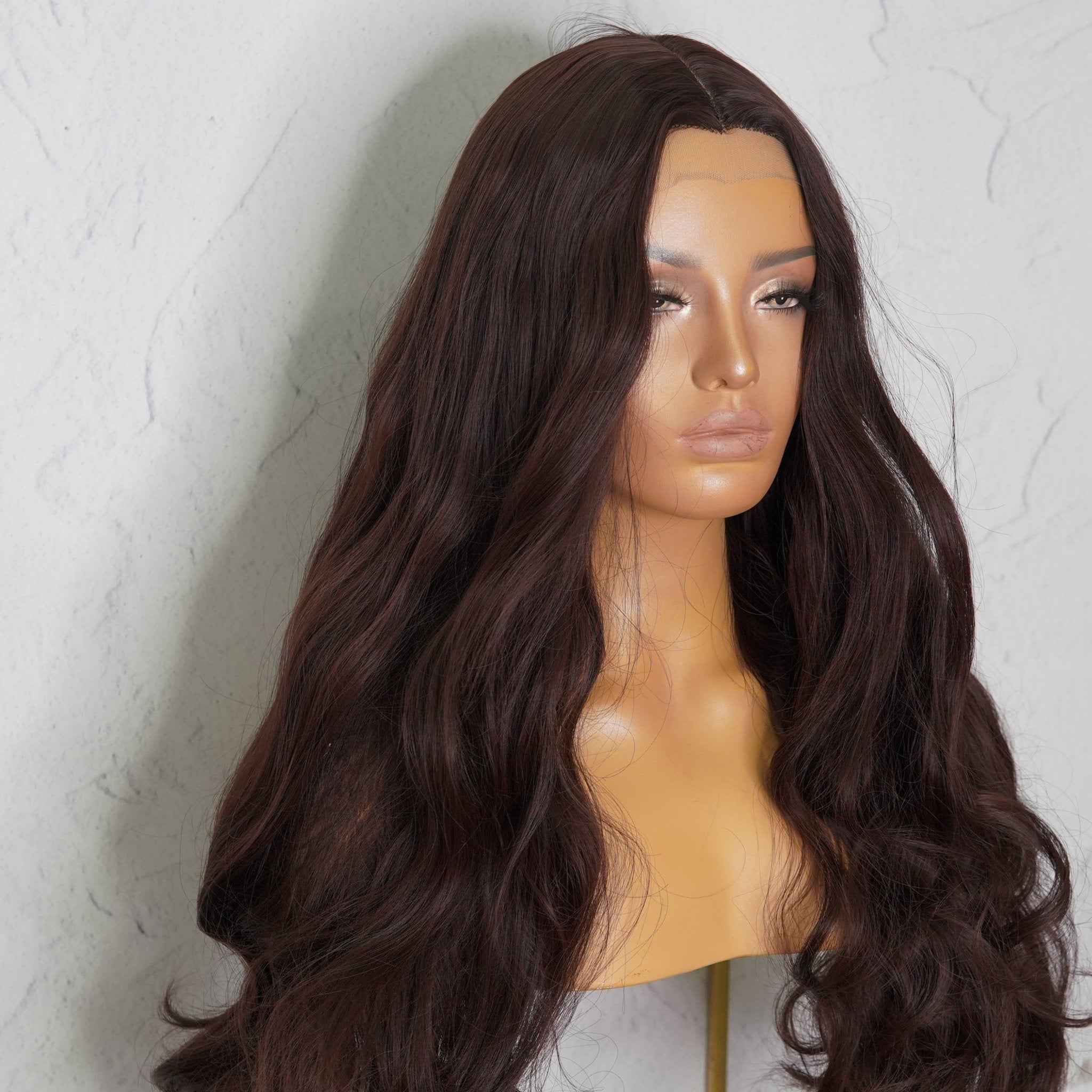PAULA Dark Brown Lace Front Wig ** SAMPLE - Milk & Honey