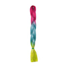 PINK, BLUE, GREEN GLITTER BRAID HAIR 24" - Milk & Honey Wigs