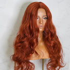 POLLY Auburn 30" Lace Front Wig - Milk & Honey