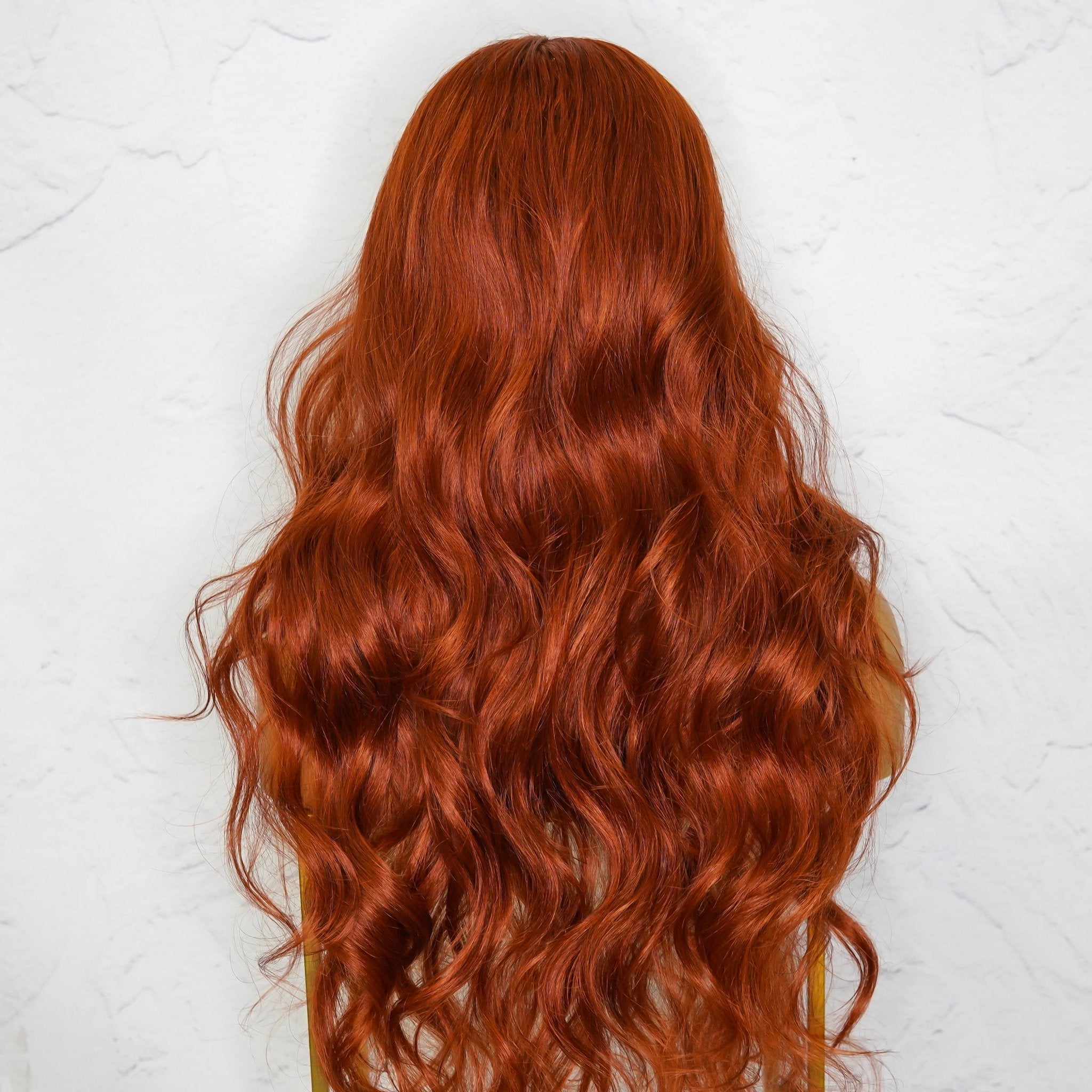 POLLY Auburn 30" Lace Front Wig - Milk & Honey