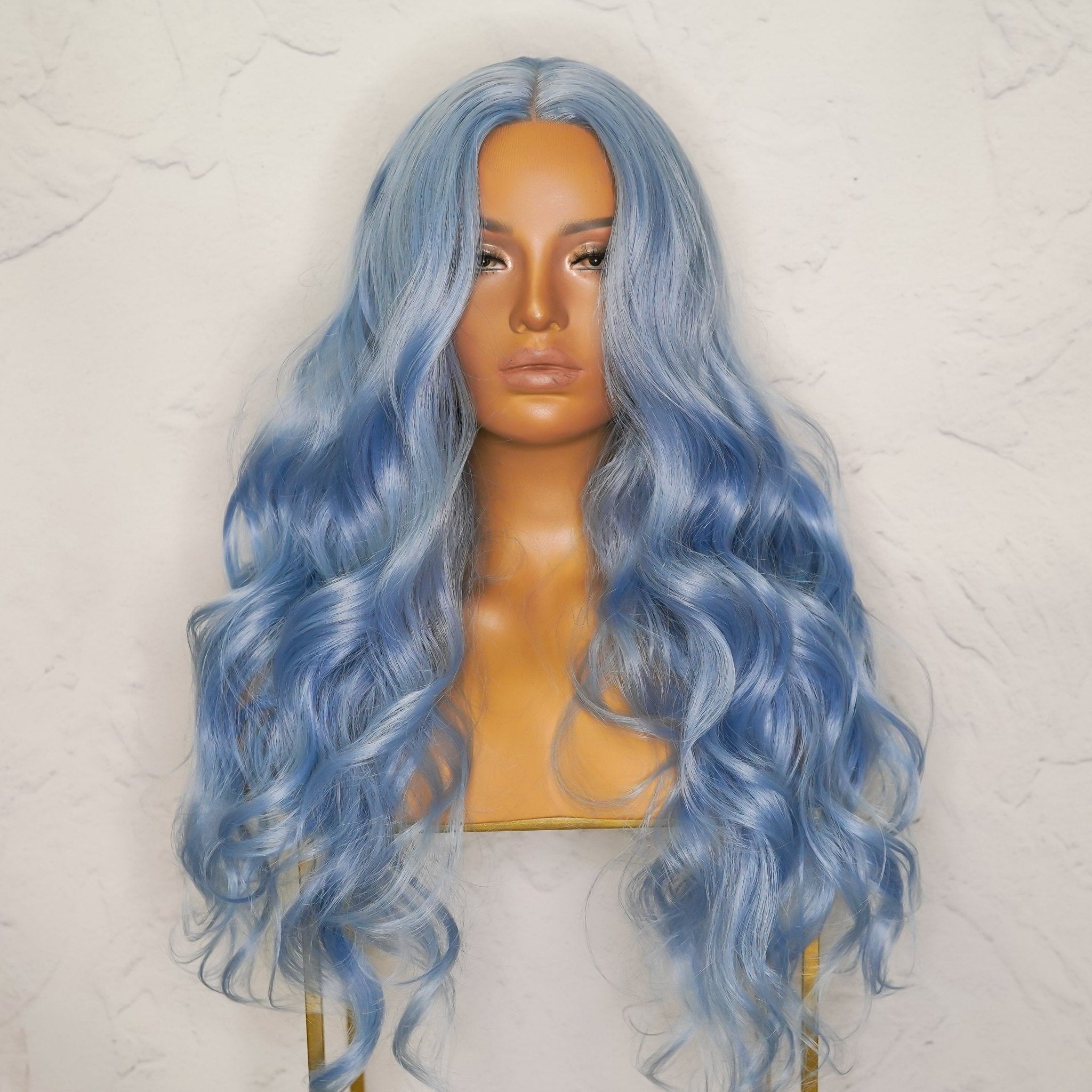 POLLY Blue 30" Lace Front Wig - Milk & Honey