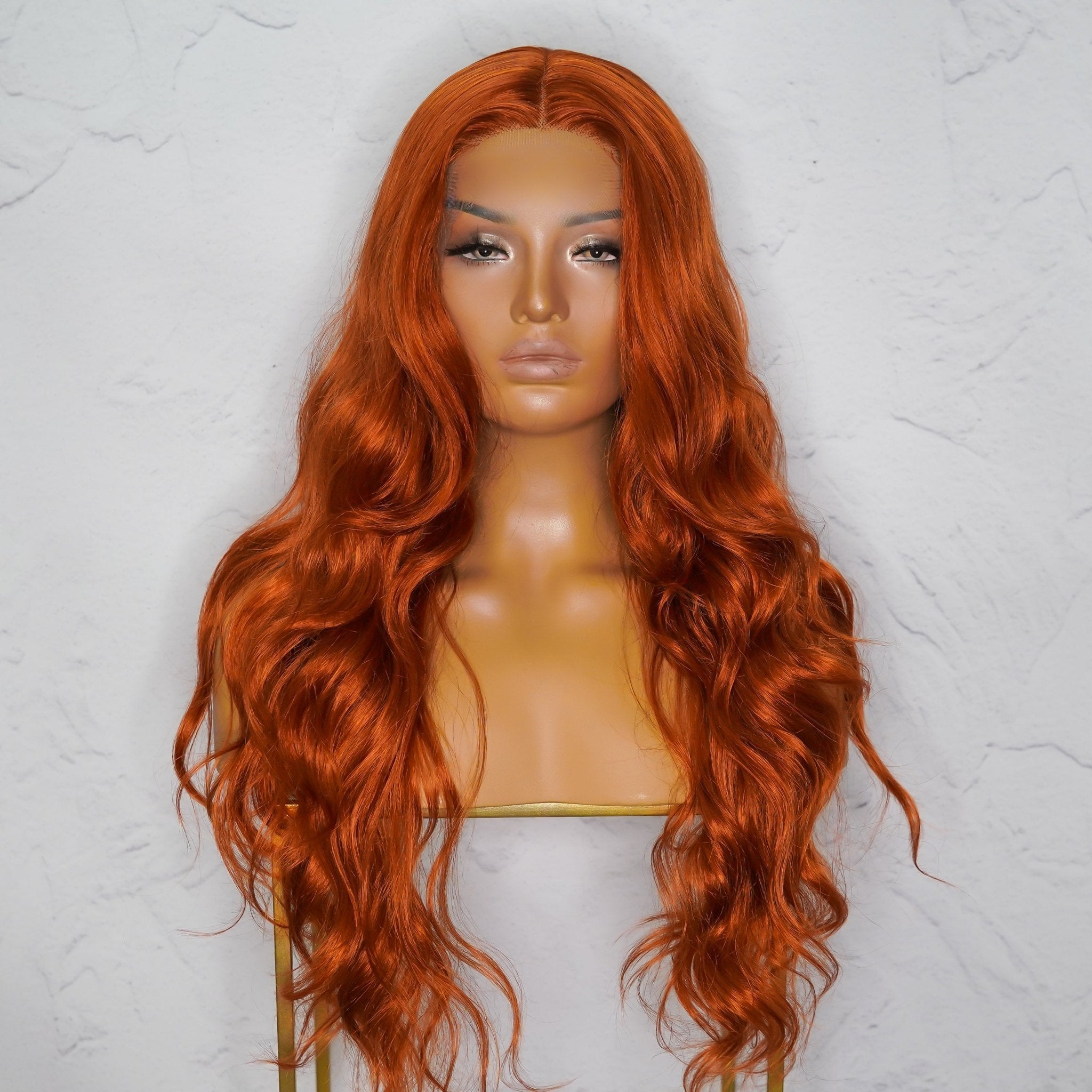 POLLY Ginger 30" Lace Front Wig - Milk & Honey Wigs