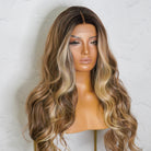 POLLY Ombre 30" Lace Front Wig - Milk & Honey