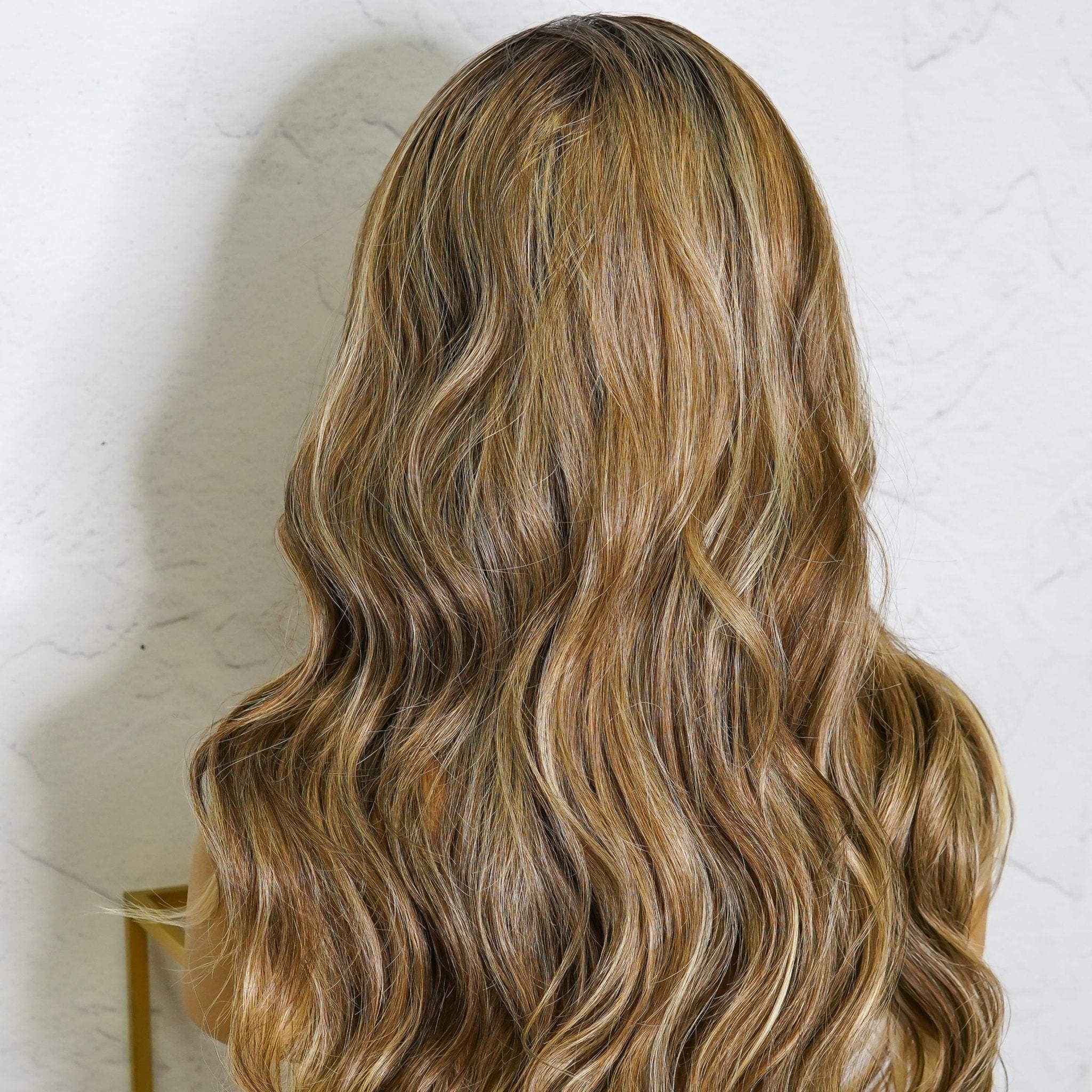 POLLY Ombre 30" Lace Front Wig - Milk & Honey