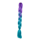 PURPLE | TEAL OMBRÉ 24" - Milk & Honey Wigs