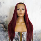 RACHEL 24" Cherry Red Lace Front Wig - Milk & Honey Wigs