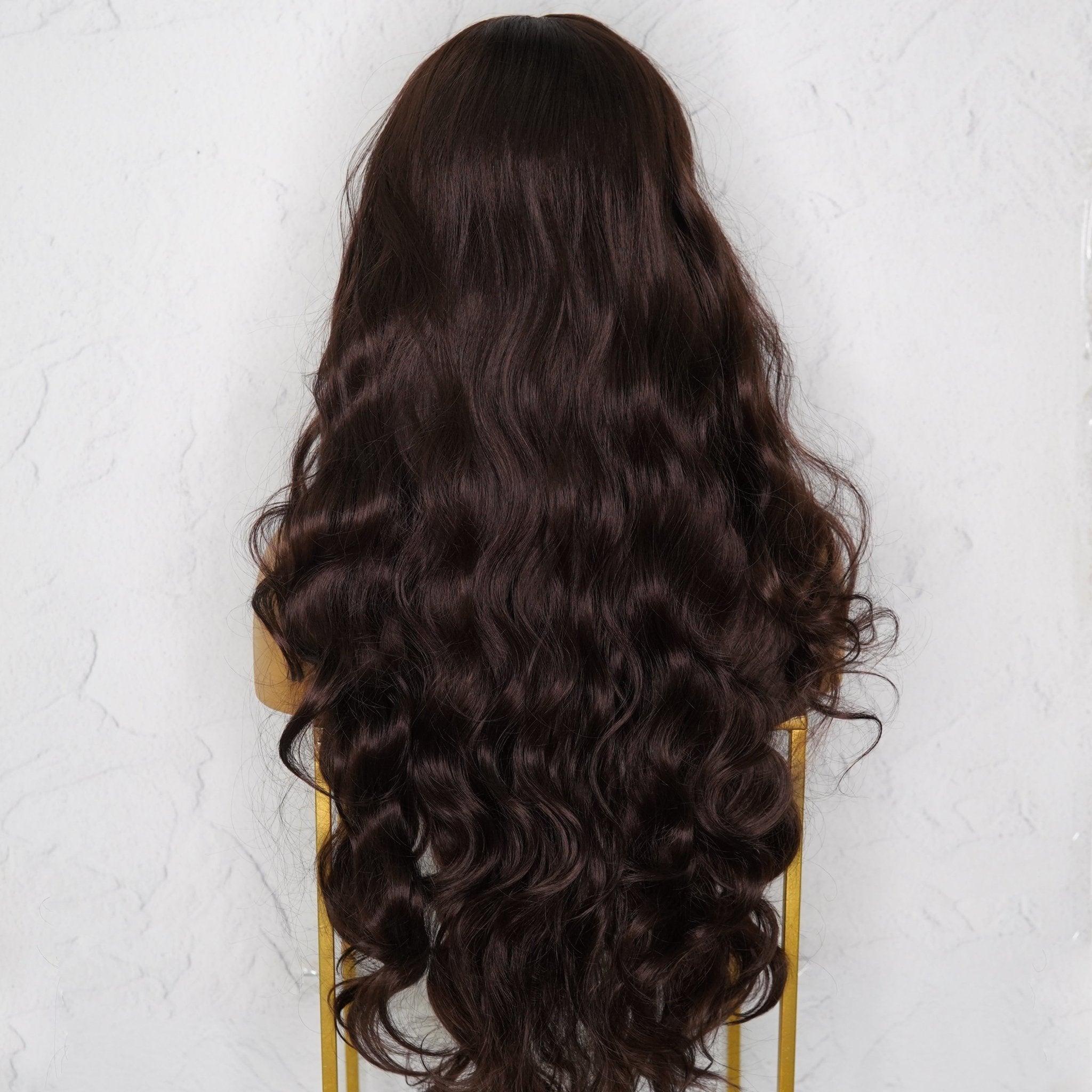 RIMA Dark Brown Lace Front Wig - Milk & Honey