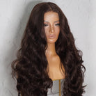 RIMA Dark Brown Lace Front Wig - Milk & Honey