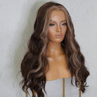 RINATA Ombre Brown Lace Front Wig - Milk & Honey