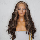 RINATA Ombre Brown Lace Front Wig - Milk & Honey Wigs