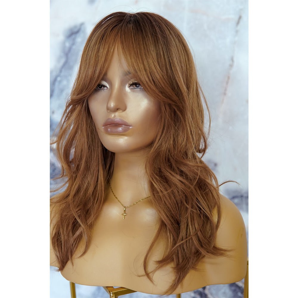 ROXY Brown Fringe Wig - Milk & Honey Wigs