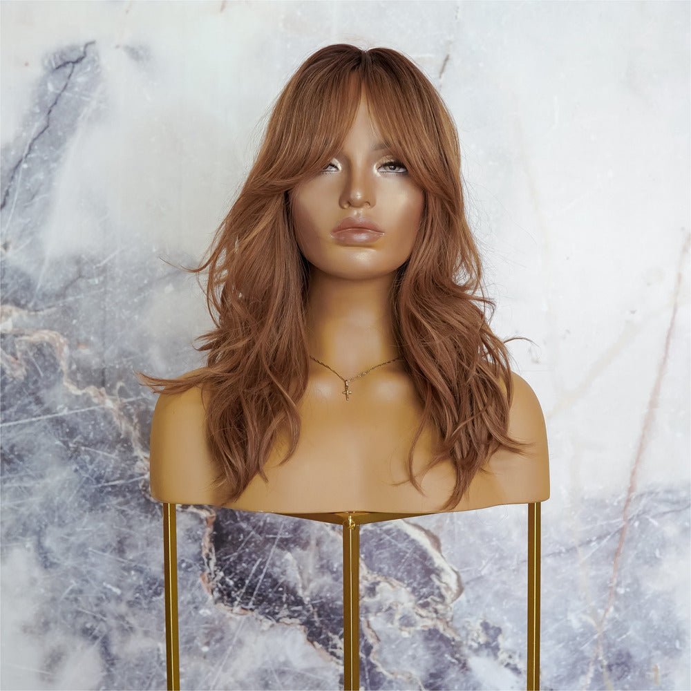 ROXY Brown Fringe Wig - Milk & Honey