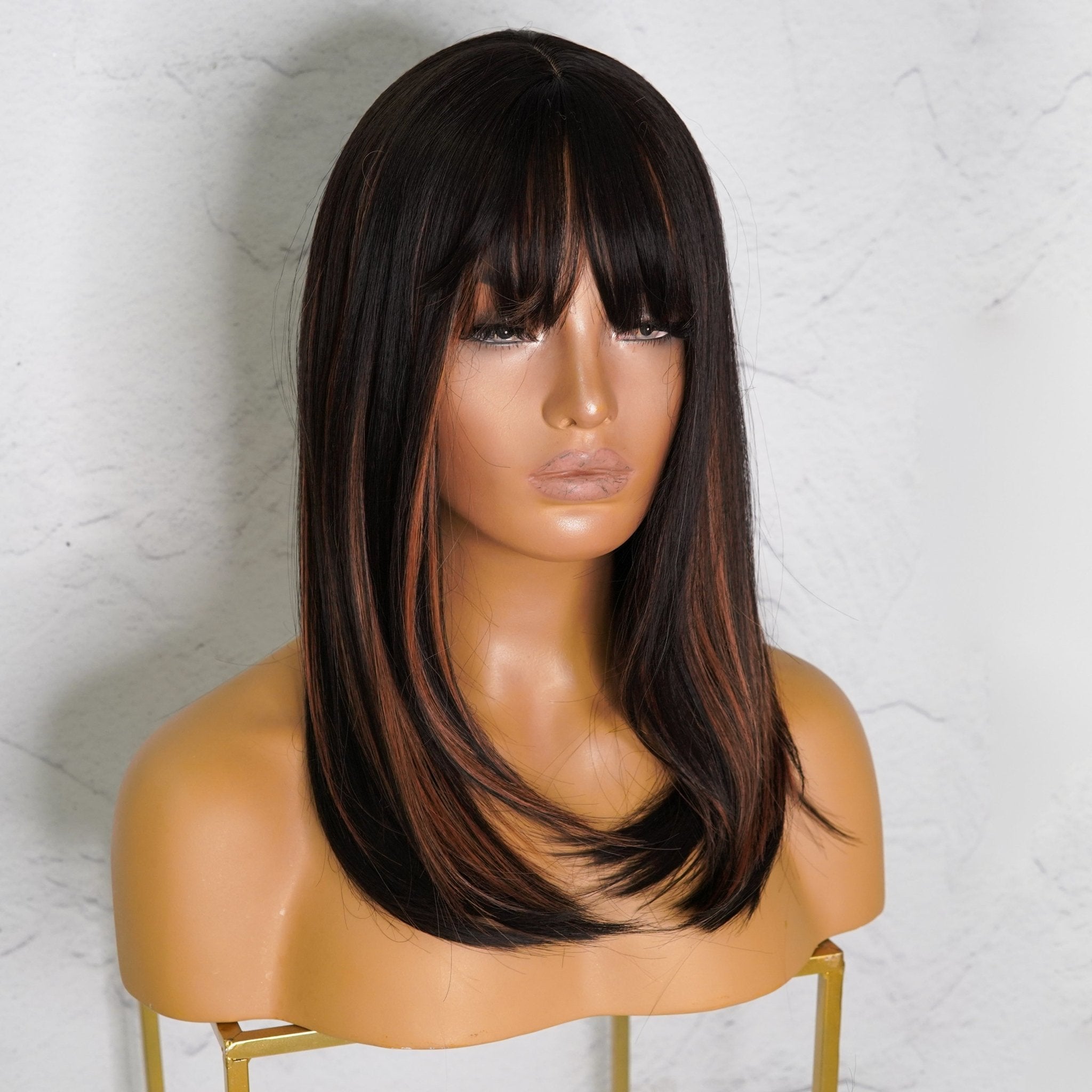 RUBY Black Fringe Wig - Milk & Honey Wigs