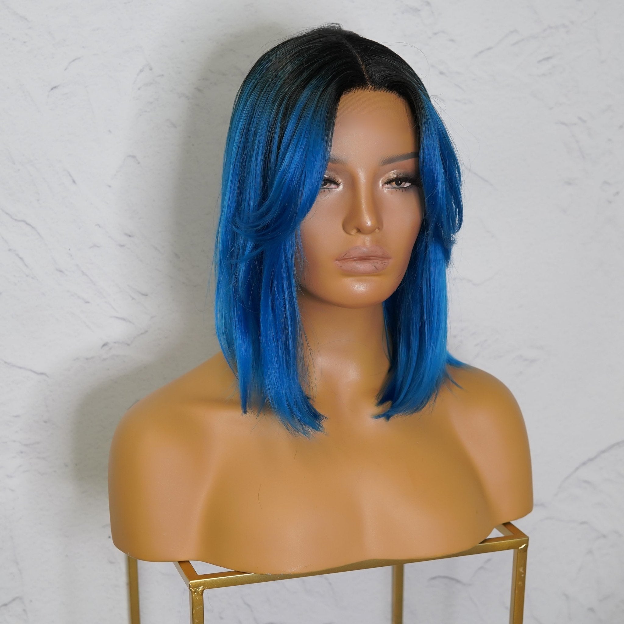 SABRINA Blue Lace Front Wig - Milk & Honey Wigs