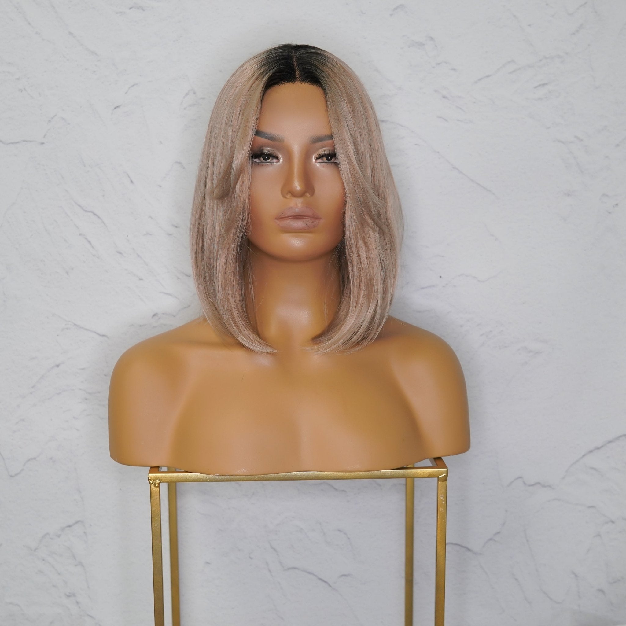 SABRINA Caramel Blonde Lace Front Wig - Milk & Honey