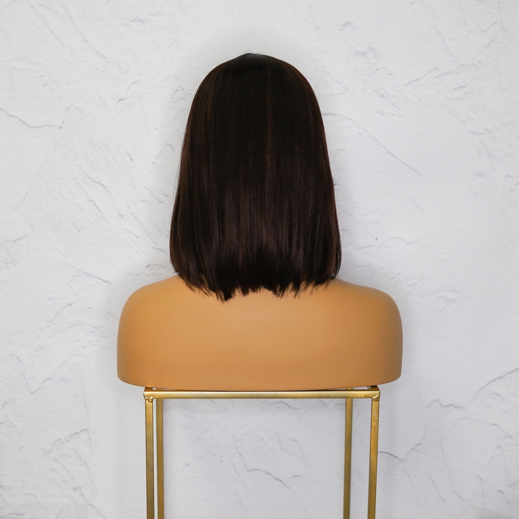 SABRINA Dark Brown Lace Front Wig - Milk & Honey