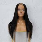 SARAH Black Human Hair U Part Wig - Milk & Honey