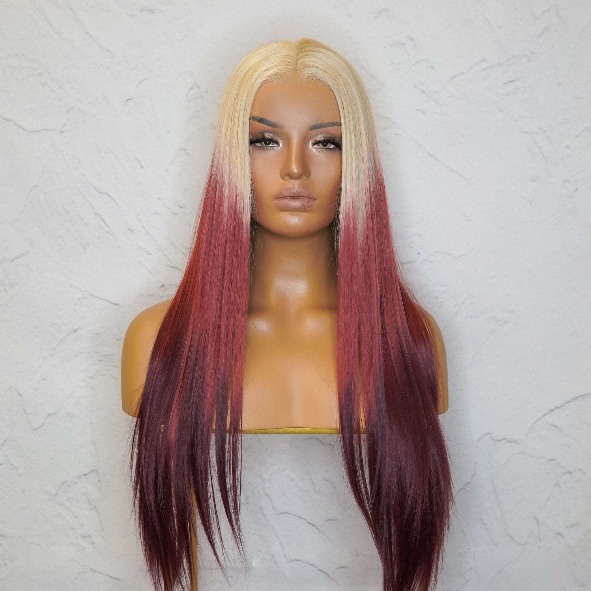 SARAH Wine Lace Front Wig - Milk & Honey Wigs