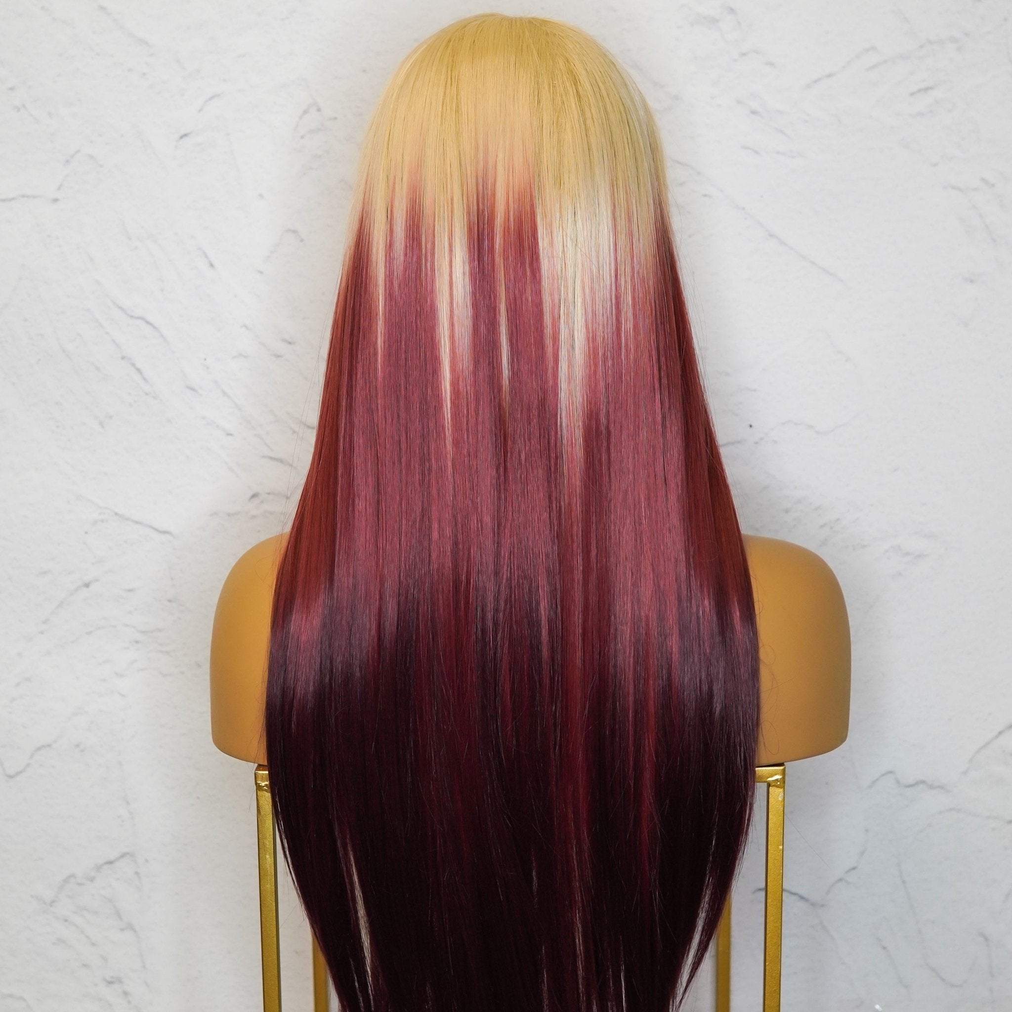 SARAH Wine Lace Front Wig - Milk & Honey Wigs