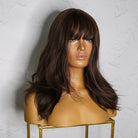 SHILA Dark Brown Fringe Wig - Milk & Honey