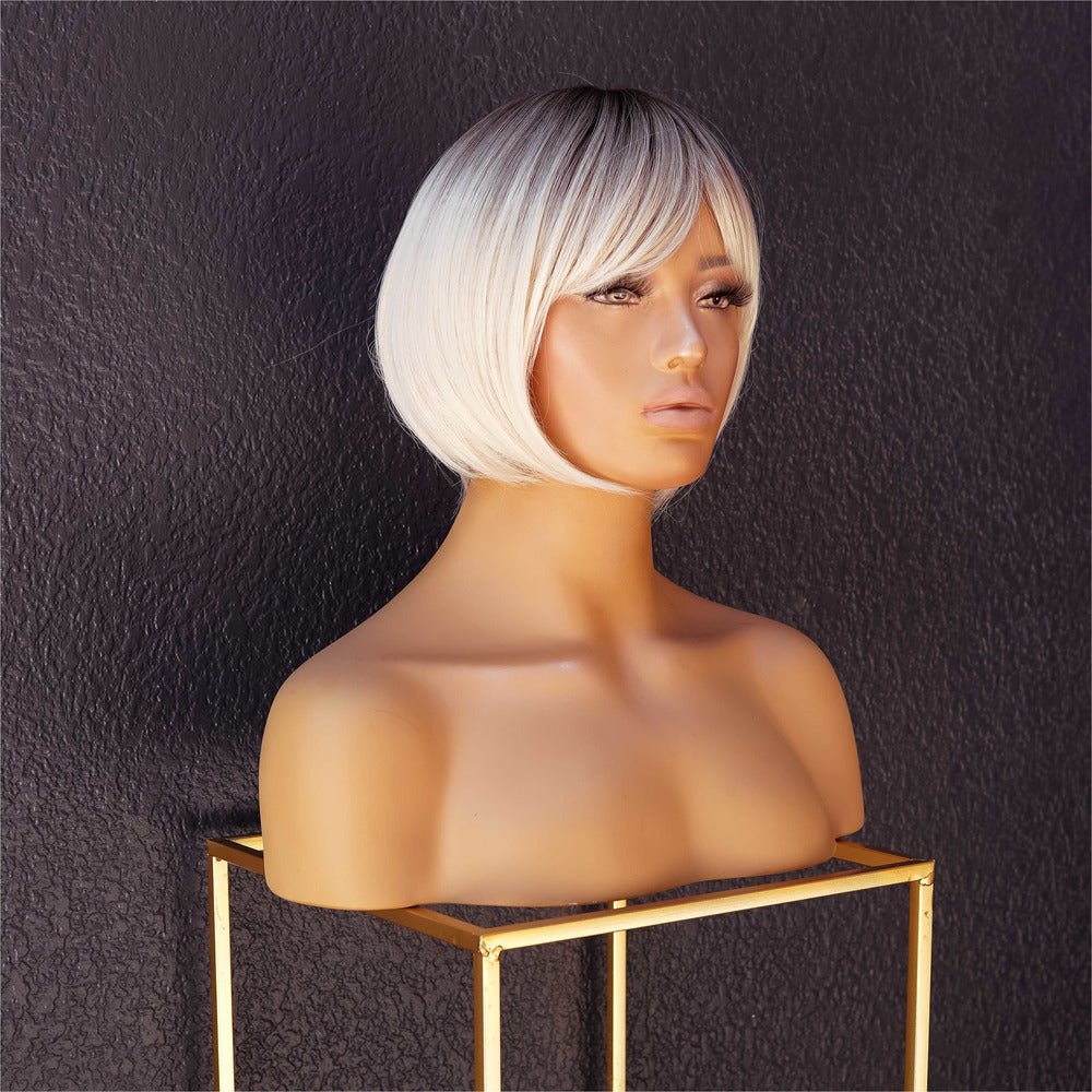 SIENNA Blonde Fringe Wig - Milk & Honey