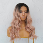 SIERA Ombre Dusty Pink Lace Front Wig - Milk & Honey Wigs