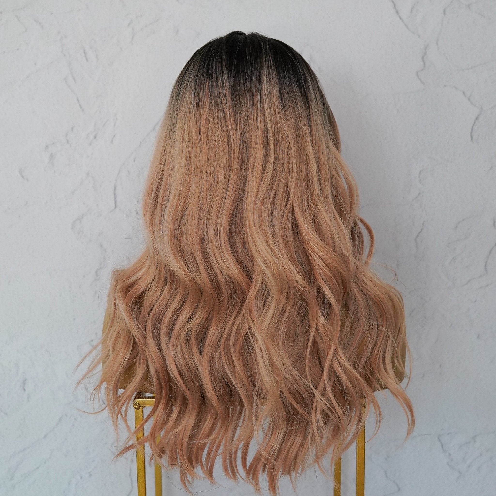 SIERA Ombre Dusty Pink Lace Front Wig - Milk & Honey Wigs