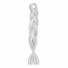 SILVER GLITTER BRAID HAIR 24" - Milk & Honey Wigs
