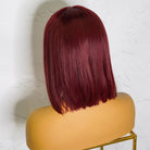SPICE Red Human Hair Lace Front Wig ** READY TO SHIP ** - Milk & Honey Wigs