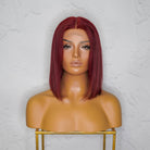 SPICE Red Human Hair Lace Front Wig ** READY TO SHIP ** - Milk & Honey Wigs