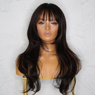 STEFANIE Black Fringe Wig - Milk & Honey