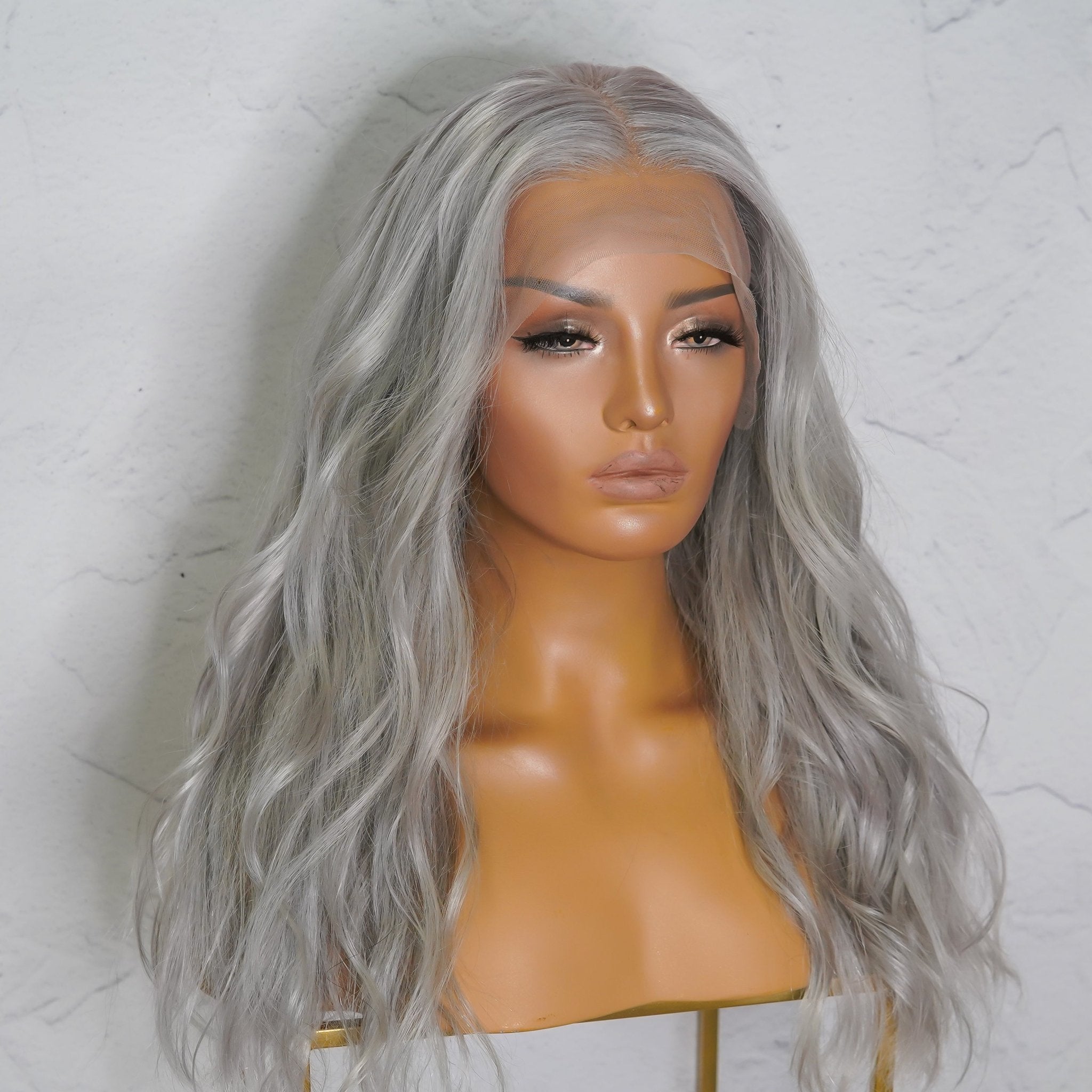 STORM Human Hair Lace Front Wig ** READY TO SHIP ** - Milk & Honey