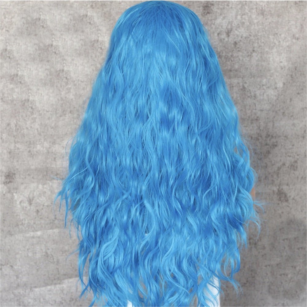 Stuntin' Blue Wavy 24" Lace Front Wig - Milk & Honey Wigs