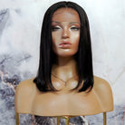 TAMARA BLACK 12" Human Hair Lace Front Wig - Milk & Honey Wigs