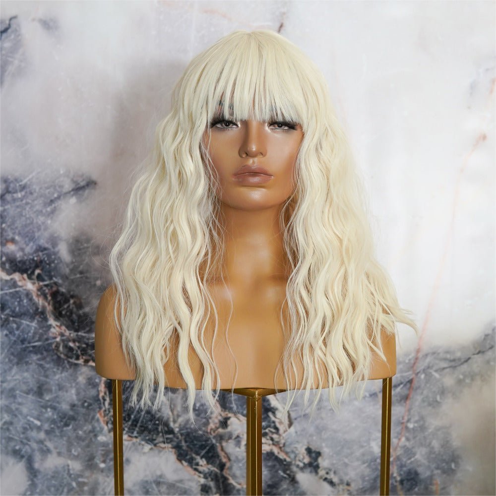 TAMIKA Platinum Fringe Wig - Milk & Honey Wigs